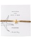 Armband Symbol Starfish Gold