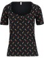 T&#8209;shirt Balconnet Feminin Mon Cherry Black