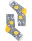 Sokken Organic Sensational Steps Sqeeze Me Yellow detail