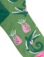 Sokken Organic Sensational Steps Happy Croco Green detail