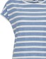 Tshirt  Pamila Stripe Blue White detail