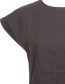 T&#8209;shirt Visby Base Charcoal detail