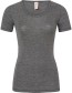 T&#8209;shirt Ondermode Organic Wol Schiefer Grey