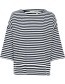 T&#8209;shirt Driekwart Mouw Frsiva Stripe Navy Blazer