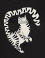 T&#8209;shirt Cat Tour Zwart detail