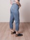 Jeans Mom Recycled Blue