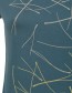 T&#8209;shirt Two Tone Pine Needles Denim Blue detail