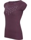 T&#8209;shirt Sowing Lace Aubergine detail