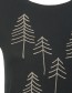 T&#8209;shirt Stick Trees Zwart detail
