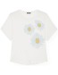 T&#8209;shirt Daisies Garment Dyed White