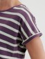 T-shirt ByPamila O Stripe Grape Jam