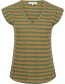 T&#8209;shirt Fusio Stripe Khaki