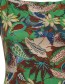T&#8209;shirt Off Shoulder Tropical Green detail
