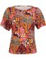 T&#8209;shirt Summer Vibe Oranje Bruin
