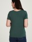 T-shirt Bas Tencel Dark Green