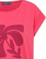 T&#8209;shirt Big Flower Dark Sorbet detail