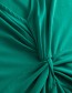 Jurk Pretty Knotted Ultramarine Green detail