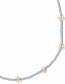 Ketting Flowerfield Blue Lace Agate Silver detail