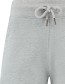 Korte broek Fleece Grey detail