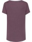 T&#8209;shirt Scribble Leaves Denim Purple detail