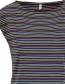 T&#8209;shirt Boxy Baby Colorful Love Stripe Blue detail