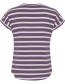 T&#8209;shirt ByPamila O Stripe Grape Jam detail