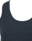 Tanktop Train Relaxed Navy detail