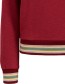 Trui Sweater Winnie Uni French Terry Beaujolais Red detail