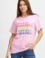 T-shirt Pzseya Denim Pink Lady