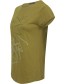 T&#8209;shirt Two Tone Pine Needles Khaki Green detail