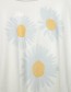 T&#8209;shirt Daisies Garment Dyed White detail