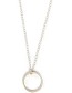 Ketting Circle Heart Silver Plated Brass detail