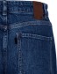 Jeans Pzvega Wide Leg Dark Blue Denim detail