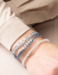 Armband Energy Blue Lace Agate Silver