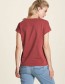T-shirt Lockeres Mineral Red