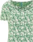 T&#8209;shirt Watervalhals Jungle detail
