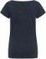 T&#8209;shirt Watervalhals Deep Navy detail