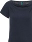 T&#8209;shirt Watervalhals Deep Navy detail