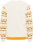 Trui Knitted Patterned Ocre detail