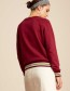 Trui Sweater Winnie Uni French Terry Beaujolais Red